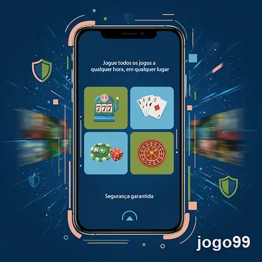 Jogador em smartphone acessando jogos de cassino ao vivo