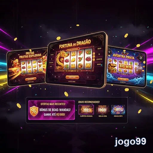 Imagem do jogo Frutas da Fortuna Aventura no Jogo99, com símbolos de frutas e emoção.