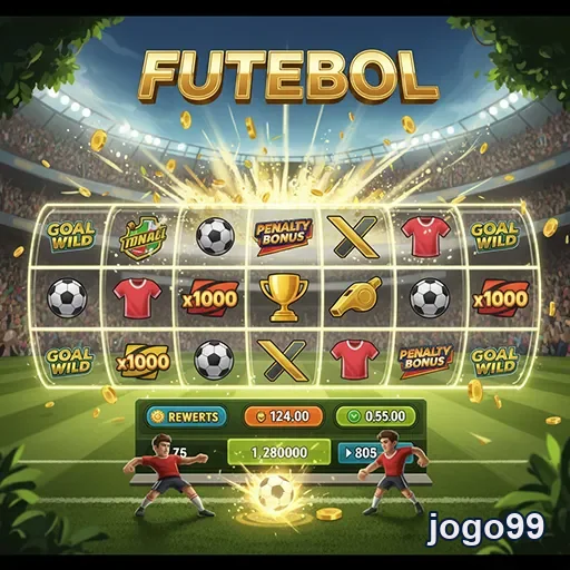 Imagem do jogo de slots de futebol no site jogo99, apresentando gráficos vibrantes e temática esportiva.