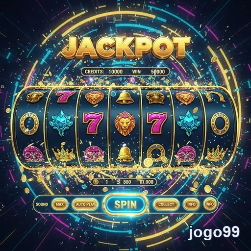 Slot game Jackpot no Jogo99, com gráficos vibrantes e grandes possibilidades de ganhos.